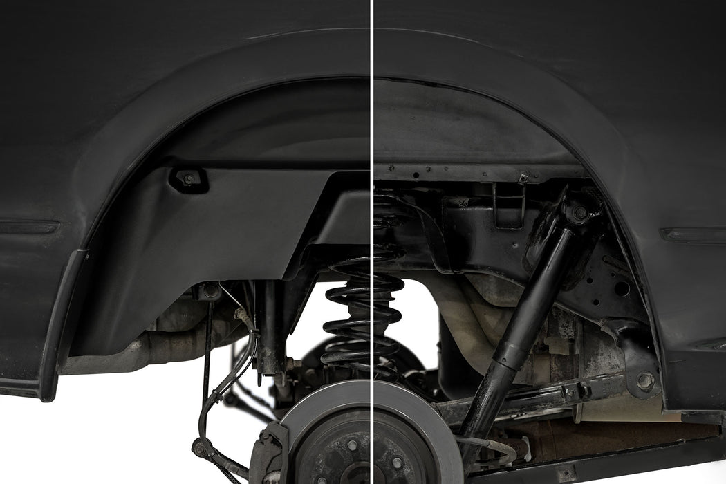 Rough Country Rear Wheel Well Liners | Ram 1500/2500/3500 2WD/4WD (2010-2025 &amp; Classic)