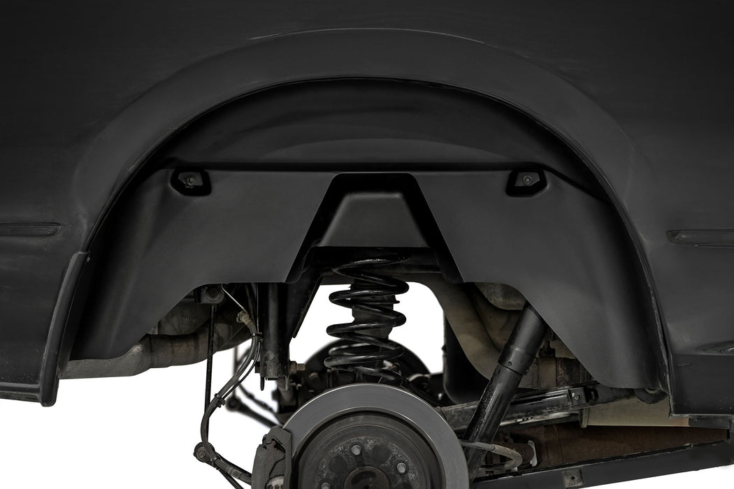 Rough Country Rear Wheel Well Liners | Ram 1500/2500/3500 2WD/4WD (2010-2025 &amp; Classic)