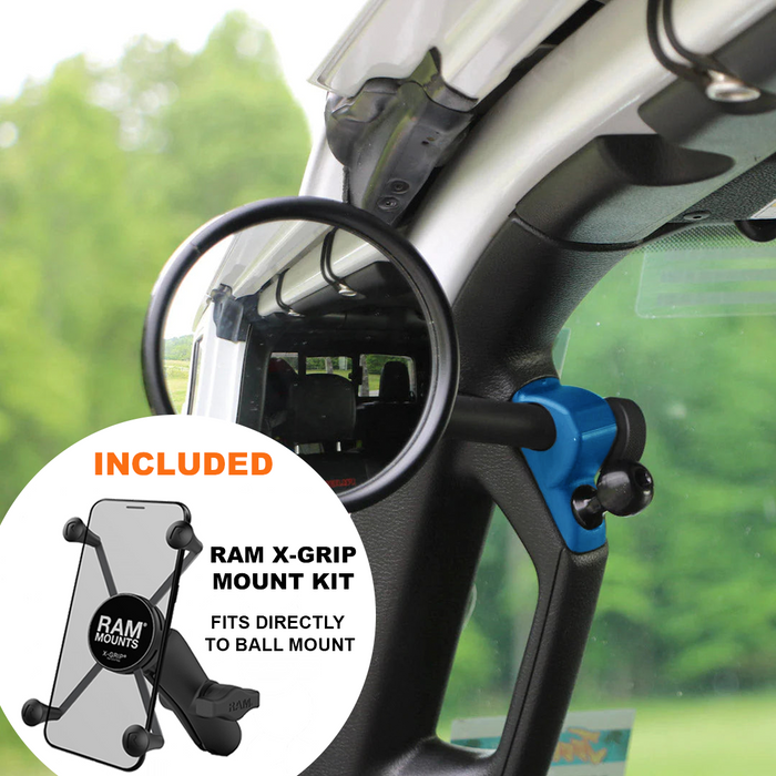 **2024** JL / JLU Side Jeep Mirrors with Base Mount Driver AND Passenger