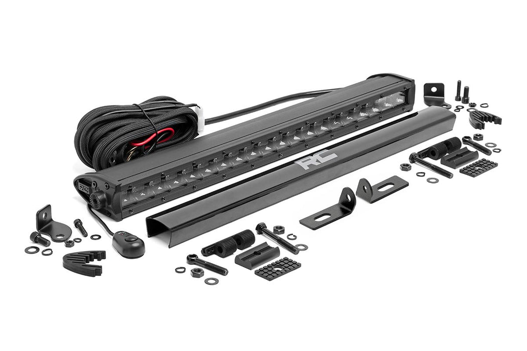LED Light Kit - Bumper Mount - 20 inch Black Single Row - Ford Ranger (19-23)