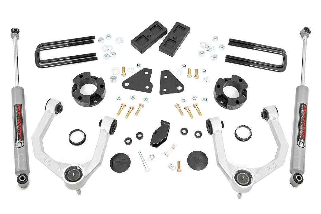 Rough Country 3.5 Inch Lift Kit - N3 | Ford Ranger 4WD (2019-2023)