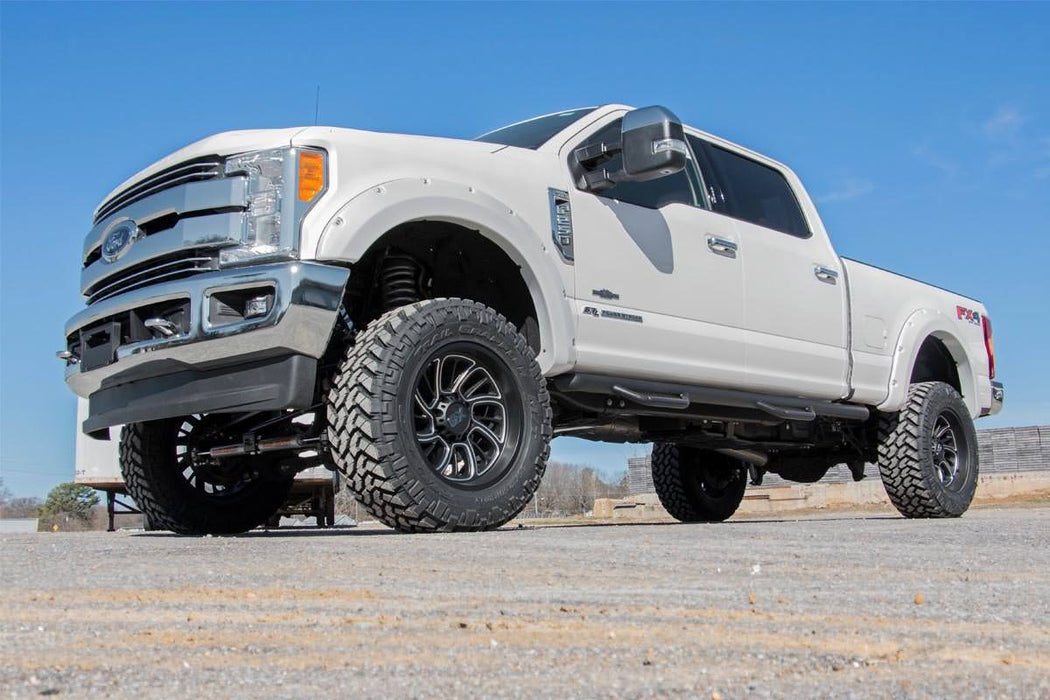 Rough Country Pocket Fender Flares - G1 Absolute Black | Ford F-250/F-350 Super Duty (17-22)