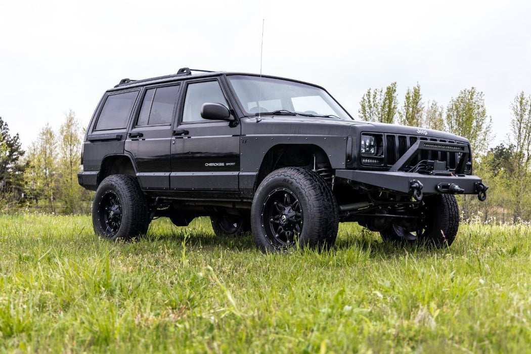 Rough Country 3 Inch Lift Kit, RR Springs, Jeep Cherokee XJ 2WD/4WD (1984-2001), view 4