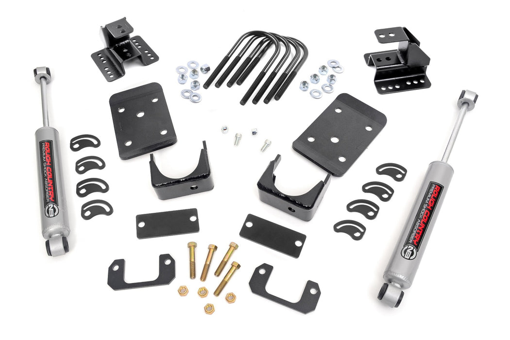 Lowering Kit - Str Drop - 2 inchFR - 4 inchRR - Chevy/GMC 1500 (07-15)