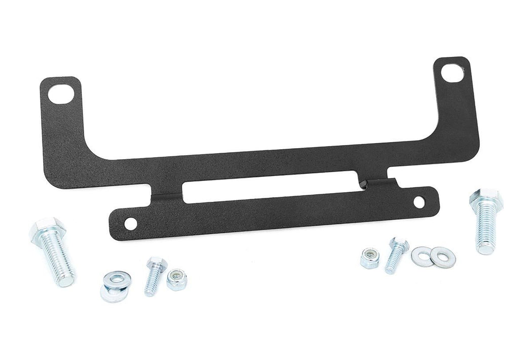 Rough Country License Plate Mnt - Roller Fairlead