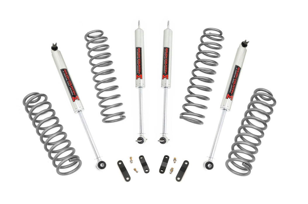 Rough Country 2.5 Inch Lift Kit, Coils, M1, Jeep Wrangler JK 4WD (2007-2018)