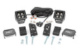 Rough Country LED Light Kit, "A" Pillar Mount, 2" Black Pair, Amber DRL, Polaris RZR PRO XP