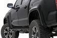 Rough Country Fender Flares, Sport, 202 Black Onyx, Toyota Tacoma 2WD/4WD (2016-2023), view 2