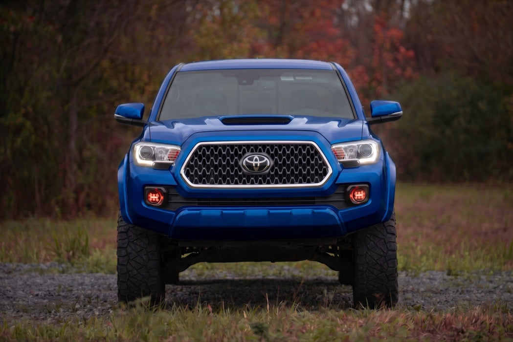 Rough Country Fender Flares, Sport, 8T0 Blazing Blue, Toyota Tacoma 2WD/4WD (2016-2023), view 5