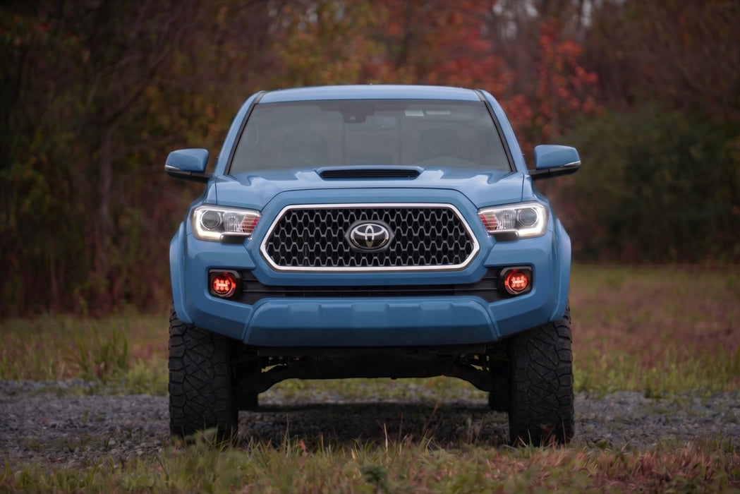 Rough Country Fender Flares, Sport, 8W2 Cavalry Blue, Toyota Tacoma 2WD/4WD (2016-2023), view 5