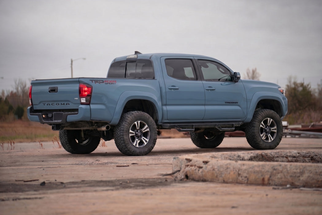 Rough Country Fender Flares, Sport, 8W2 Cavalry Blue, Toyota Tacoma 2WD/4WD (2016-2023), view 6