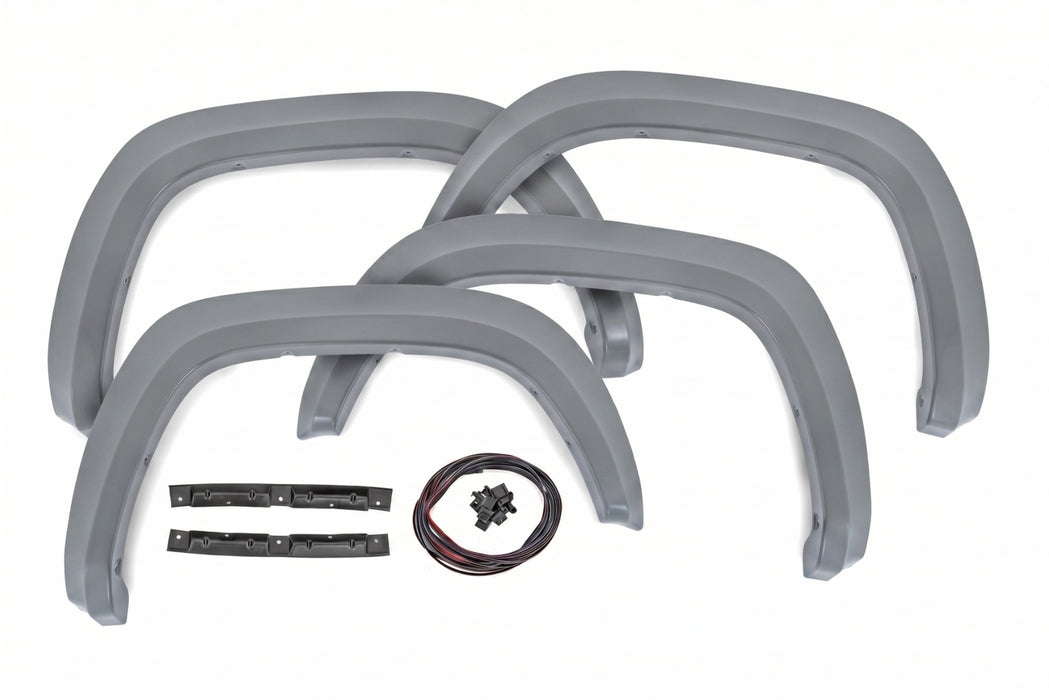 Rough Country Fender Flares, Sport, 1H5 Cement, Toyota Tacoma (2016-2023), view 3