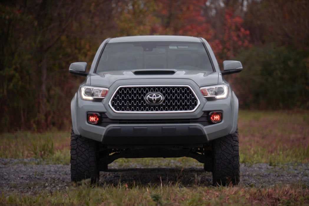 Rough Country Fender Flares, Sport, 1H5 Cement, Toyota Tacoma (2016-2023), view 5