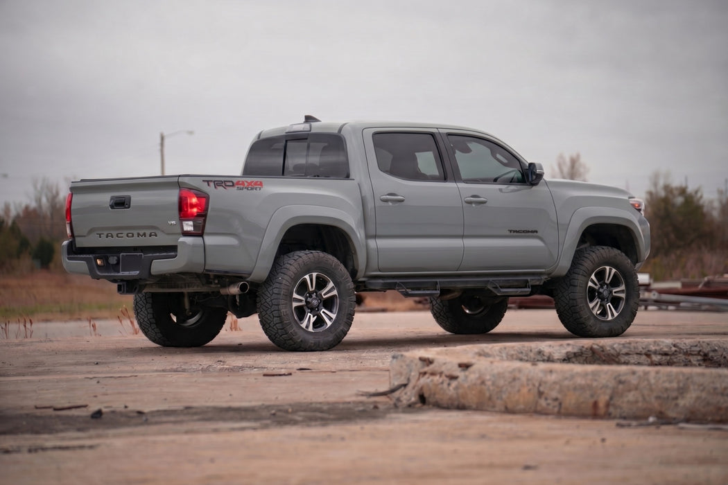 Rough Country Fender Flares, Sport, 1H5 Cement, Toyota Tacoma (2016-2023), view 6