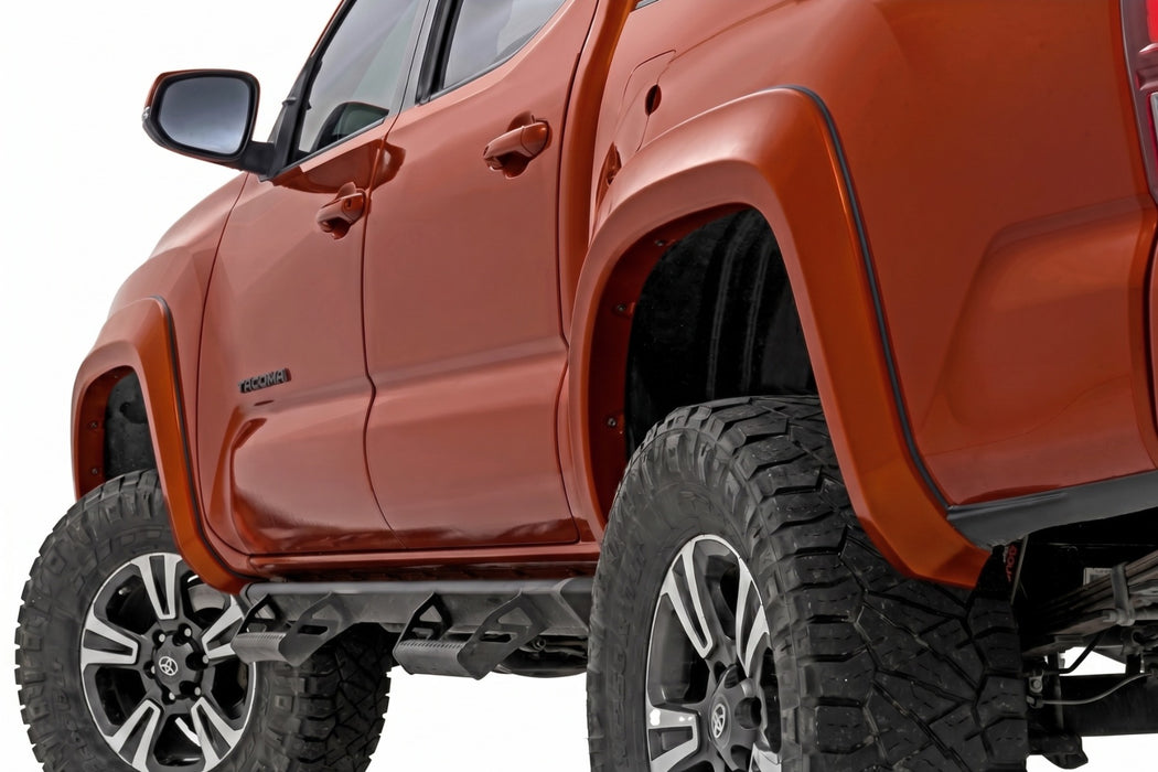 Rough Country Fender Flares, Sport, 4X0 Inferno, Toyota Tacoma (2016-2023), view 2