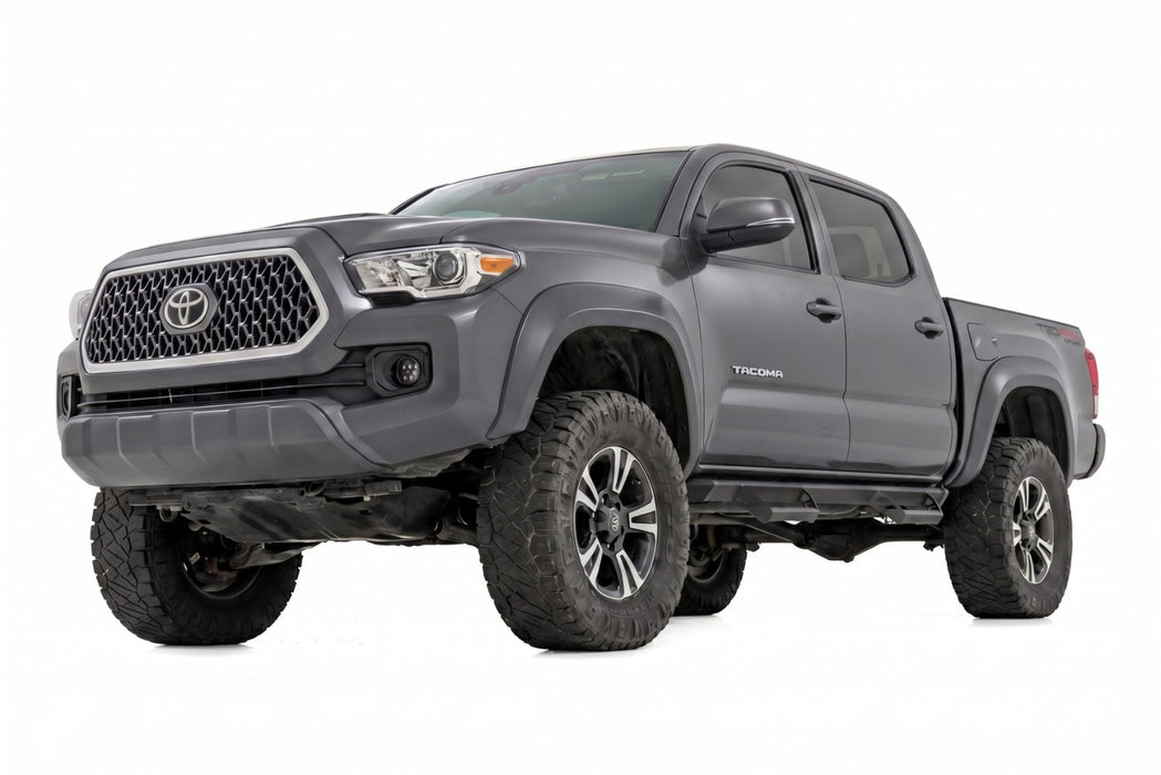 Rough Country Fender Flares, Sport, 1G3 Magnetic Grey, Toyota Tacoma 2WD/4WD (2016-2023), view 3
