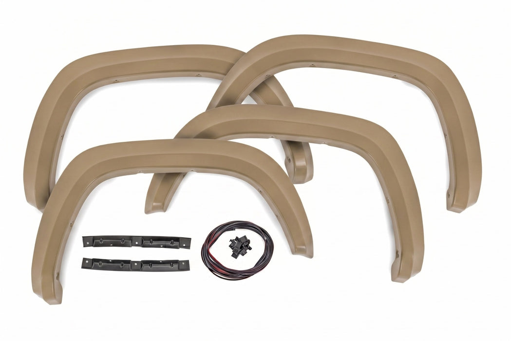 Rough Country Fender Flares, Sport, 4V6 Quicksand, Toyota Tacoma (2016-2023), view 3