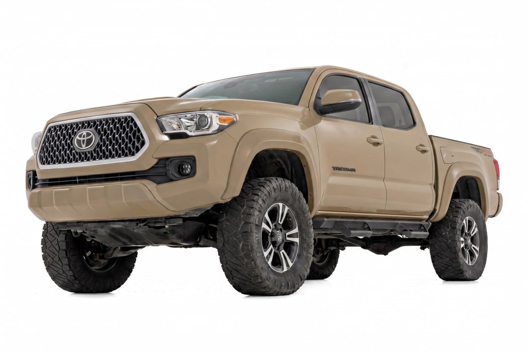 Rough Country Fender Flares, Sport, 4V6 Quicksand, Toyota Tacoma (2016-2023), view 2