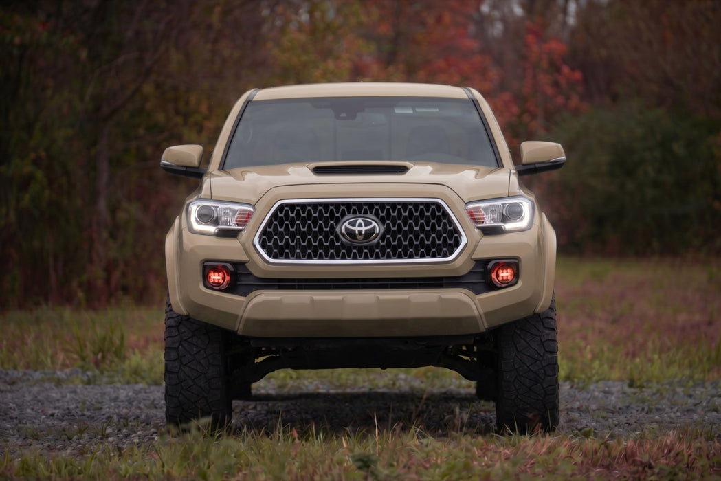 Rough Country Fender Flares, Sport, 4V6 Quicksand, Toyota Tacoma (2016-2023), view 5