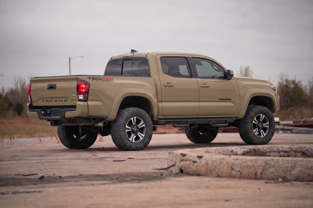 Rough Country Fender Flares, Sport, 4V6 Quicksand, Toyota Tacoma (2016-2023), view 6