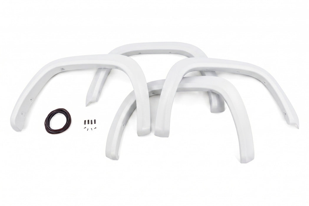 Rough Country Fender Flares, Sport, White, Toyota Tundra 2WD/4WD (2022-2025), view 5