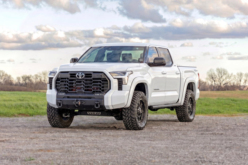 Rough Country Fender Flares, Sport, White, Toyota Tundra 2WD/4WD (2022-2025), view 6
