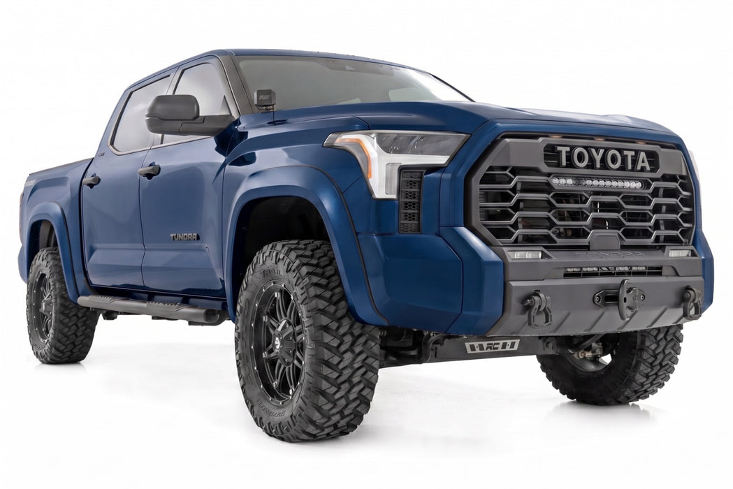 Rough Country Fender Flares, Sport, 8X8 Blueprint Blue, Toyota Tundra 2WD/4WD (2022-2025), view 3