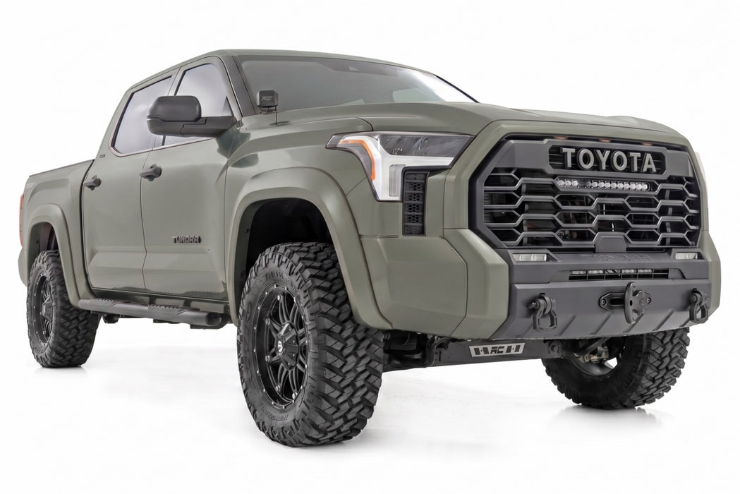 Rough Country Fender Flares, Sport, 6X3 Lunar Rock, Toyota Tundra 2WD/4WD (2022-2025), view 3