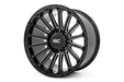 Rough Country 97 Series Wheel, One-Piece, Gloss Black, 17x8.5, 6x5.5, -12mm