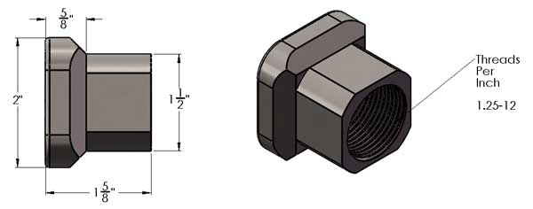 Square bung dimensions