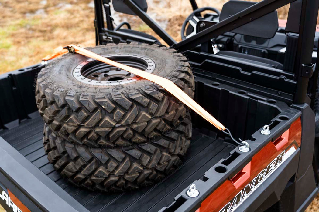 Rough Country Bed Tie Down Kit - 1-7/16" Diameter - 5 Pieces | Polaris Ranger XP 900/XP 1000/General | P/N 99010