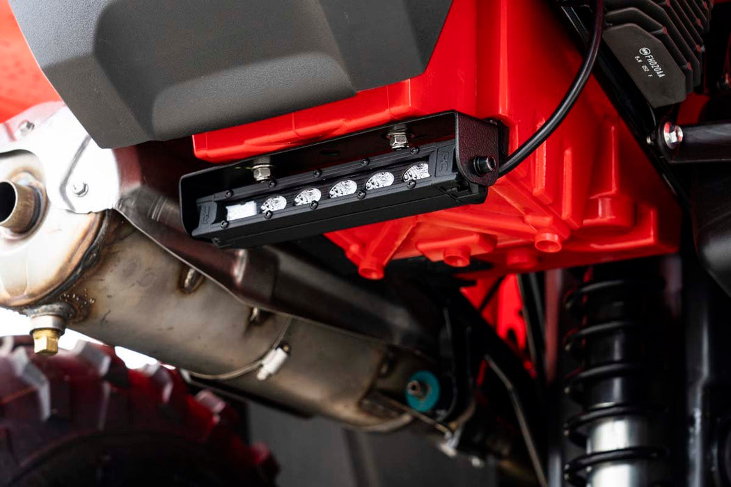 LED Light Kit - Rear Mount - 6 inch Black Slimline - Honda Foreman 500