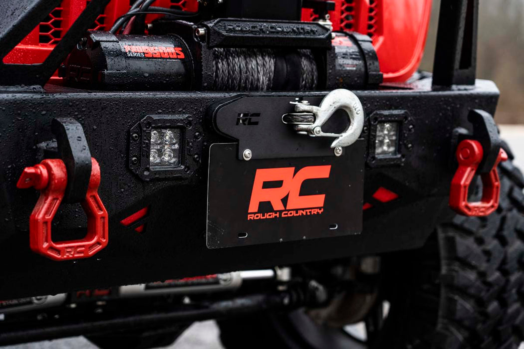 Rough Country License Plate Mnt - Hawse - Quick Release