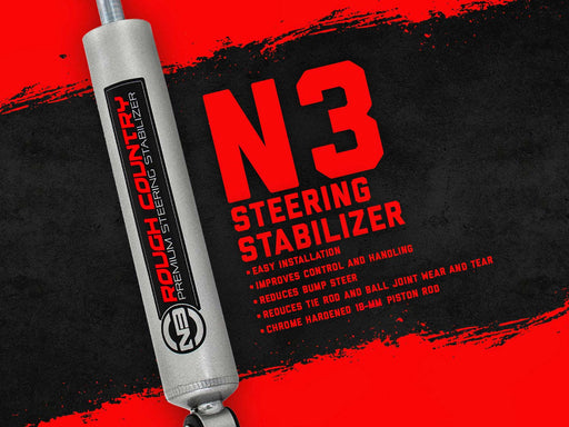 Rough Country N3 Steering Stabilizer, Ford Bronco/F-100/F-150 4WD (1970-1979)