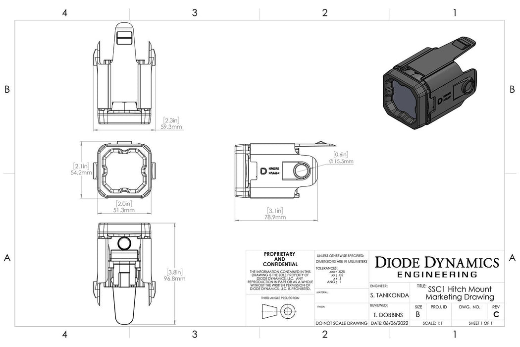 HitchMount LED Pod Reverse Kit