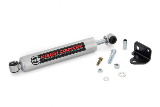 Rough Country N3 Steering Stabilizer, Relocation Bracket, Jeep Wrangler JK/Wrangler Unlimited (2007-2018)