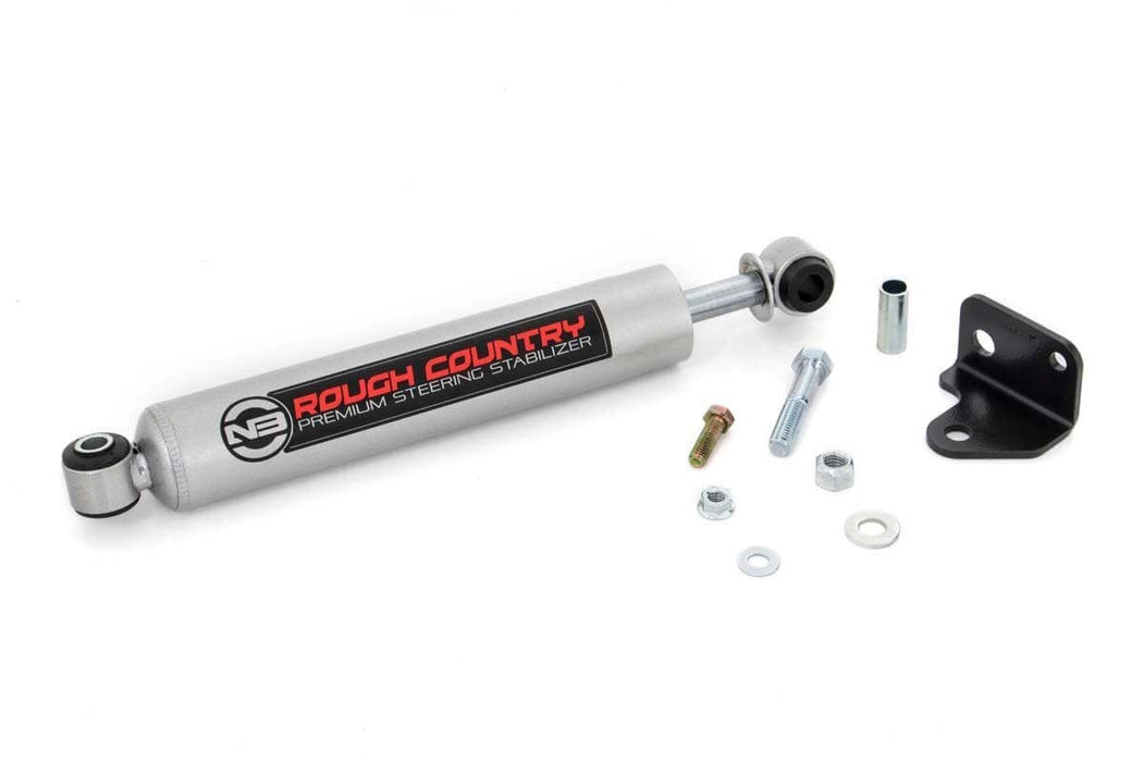 Rough Country N3 Steering Stabilizer - Relocation Bracket | Jeep Wrangler JK/Wrangler Unlimited (07-18)