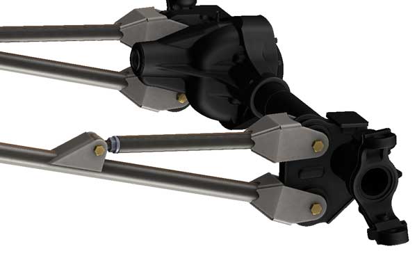 Ford Dana 60 Link Brackets (Brackets and hardware only, other items in image not included)