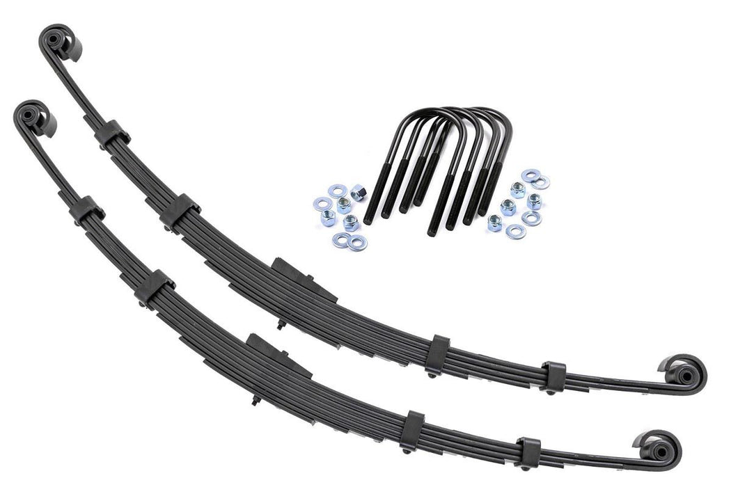 Rough Country Rear Leaf Springs, 2.5" Lift, Pair, Jeep CJ5/CJ7 5 4WD (1955-1975)