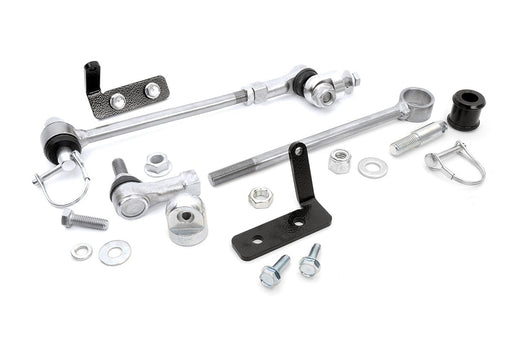 Rough Country Quick Disco Sway Links, 3.5-6.5 Inch Lift, Jeep Cherokee XJ (1984-2001)/Comanche MJ (1986-1992)