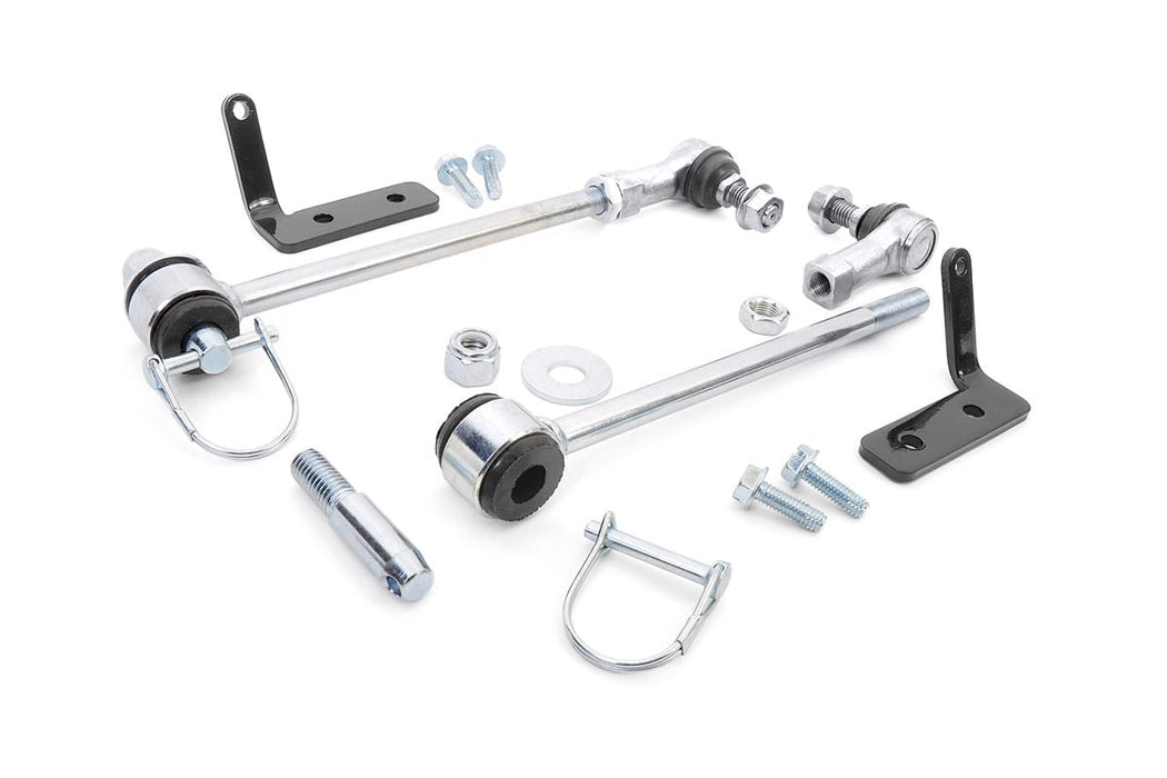 Rough Country Quick Disconnect Sway Links - 3.5-6 Inch Lift | Jeep Gladiator JT/Wrangler JK/Wrangler Unlimited
