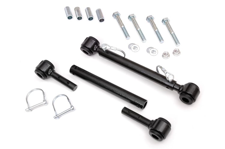 Rough Country Quick Disconnect Sway Links - Rear - 4-6 Inch Lift | Jeep Wrangler TJ (97-06)