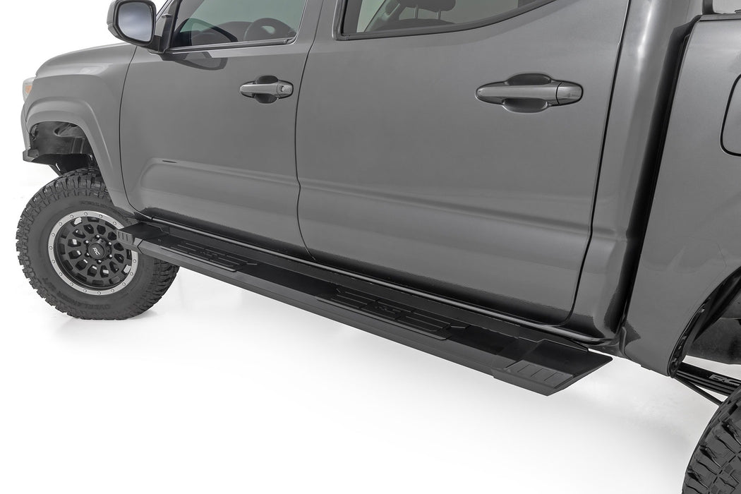 Rough Country HD2 Aluminum Running Boards - Double Cab | Toyota Tacoma 2WD/4WD (2005-2023)