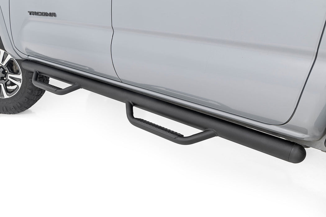Rough Country Nerf Steps - Cab Length - Crew Cab - 5' Bed | Toyota Tacoma 2WD/4WD (05-23)