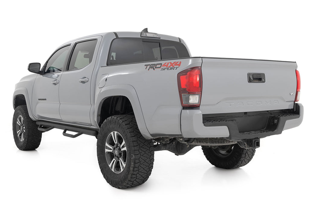 Rough Country Nerf Steps - Cab Length - Crew Cab - 5' Bed | Toyota Tacoma 2WD/4WD (05-23)