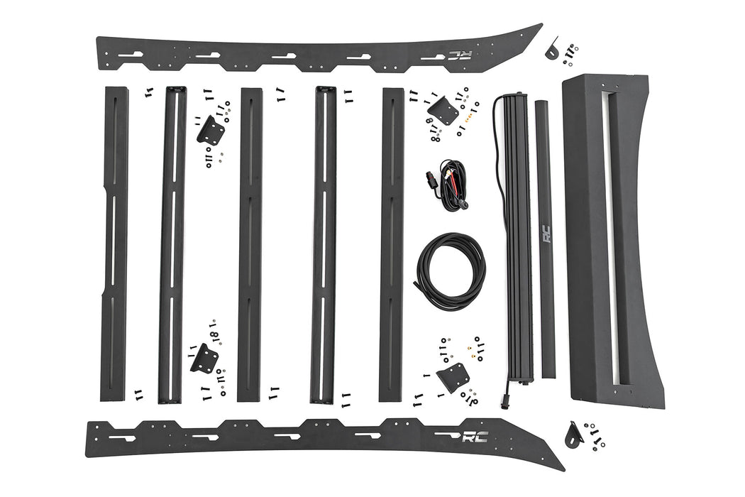 Rough Country Roof Rack - Front LED Lights | Toyota Tacoma 2WD/4WD (2005-2023)