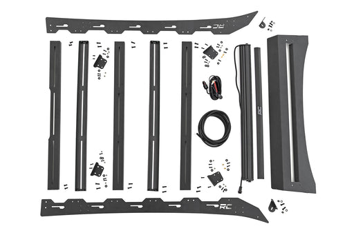 Rough Country Roof Rack, Front LED Lights, Toyota Tacoma 2WD/4WD (2005-2023)
