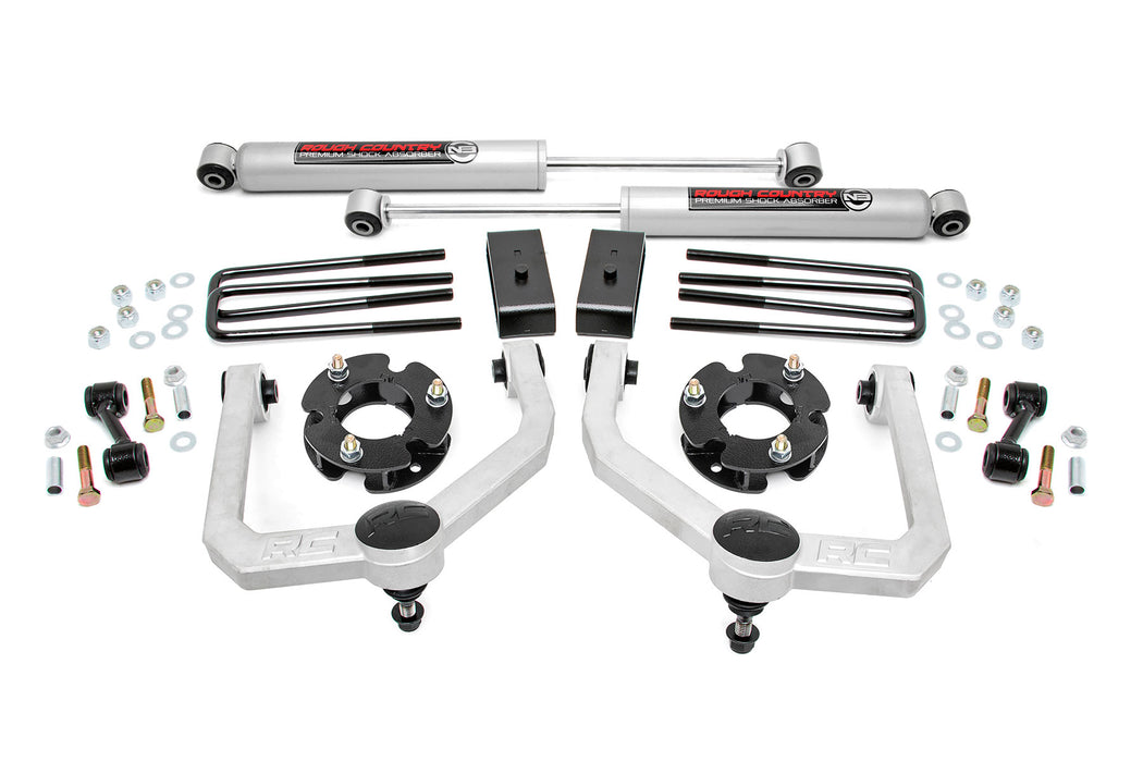 Rough Country 3 Inch Lift Kit - N3 Shocks | Nissan Titan 2WD/4WD (2004-2024)