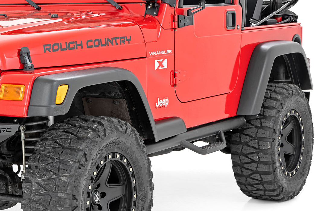 Rough Country Fender Flares - 5.5" Wide | Jeep Wrangler TJ (97-06)/Wrangler Unlimited (04-06)