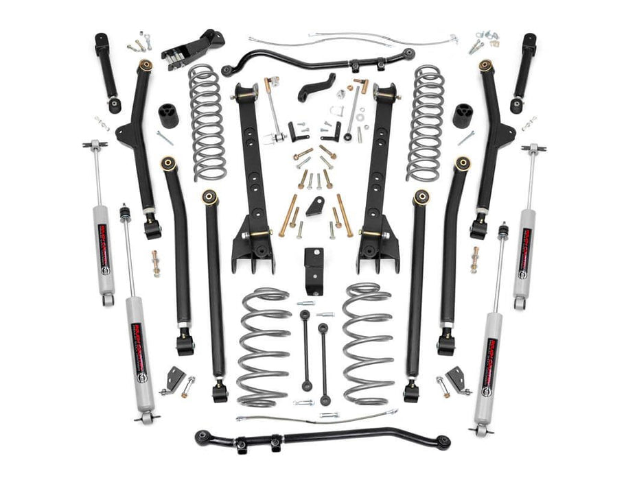 Rough Country 6 Inch Lift Kit - Long Arm | Jeep Wrangler Unlimited 4WD (2004-2006)